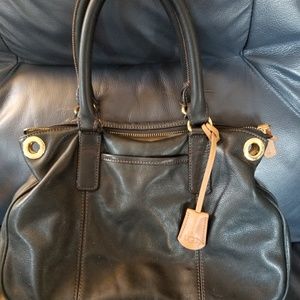 Ugg Black Leather Handbag